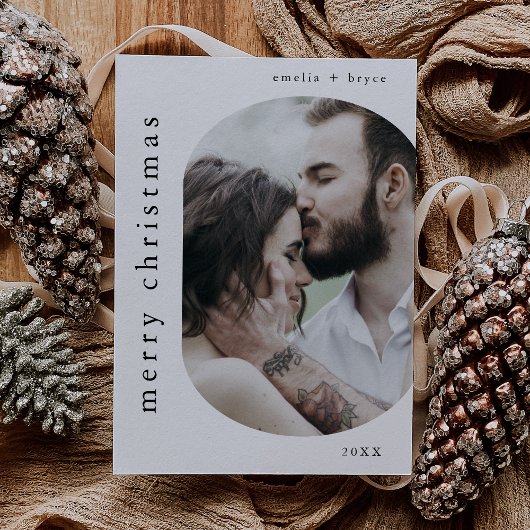 EMELIA Black Picture Family Foto Frohe Weihnachten