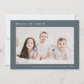 EMELIA Blue Family Foto Weltfrieden Weihnachten (Vorderseite)