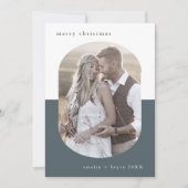 EMELIA Blue Oval Creative Family Foto Weihnachten (Vorderseite)