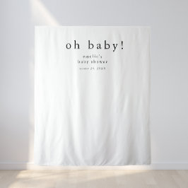 EMELIA Boho Simple Foto Prop Baby Dusche Hintergru Wandteppich