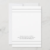 EMELIA Einzigartiges Foto - neutrale Schwarzwaldho Save The Date (Rückseite)