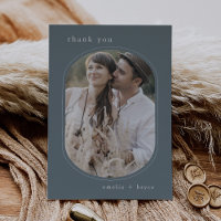 EMELIA Flat Navy Rustic Minimal Boho Foto Hochzeit