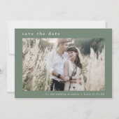 EMELIA Foto Moderne Bergwelt Einfache Hochzeit Save The Date (Vorderseite)
