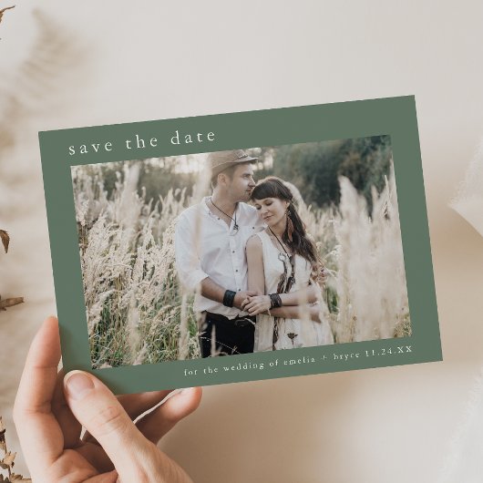 EMELIA Foto Moderne Bergwelt Einfache Hochzeit Save The Date