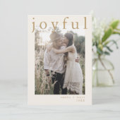 EMELIA Gold Boho Xmas Foto Feierliche Weihnachten (Stehend Vorderseite)