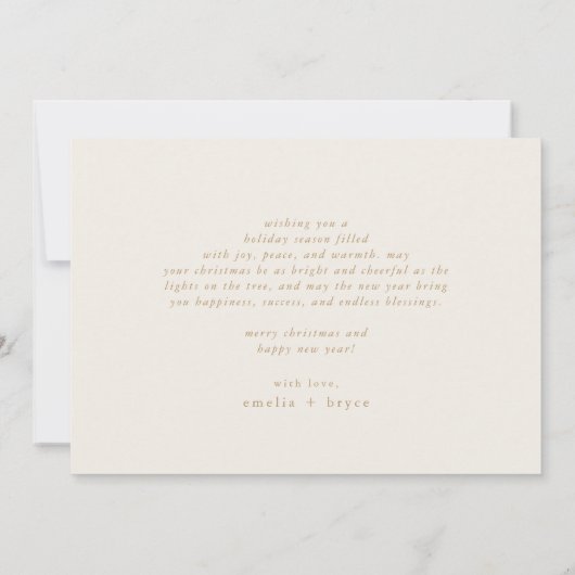 EMELIA Gold Easy Bible Verse Religiöse Weihnachten (Rückseite)