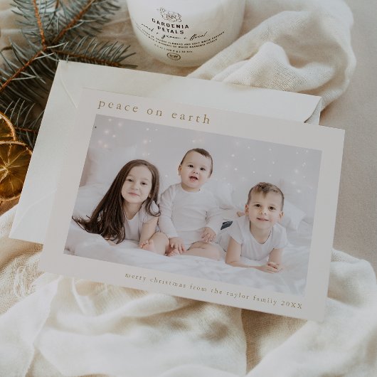 EMELIA Gold Family Foto Weltfrieden Weihnachten