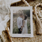 EMELIA Gold Foil Boho Simple Wedding Save the Date Folieneinladung