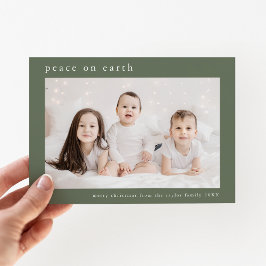 EMELIA Green Family Foto Weltfrieden Weihnachten