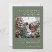 EMELIA Green Niedlich Family Foto Weihnachten (Vorderseite)