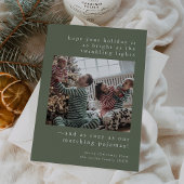 EMELIA Green Niedlich Family Foto Weihnachten