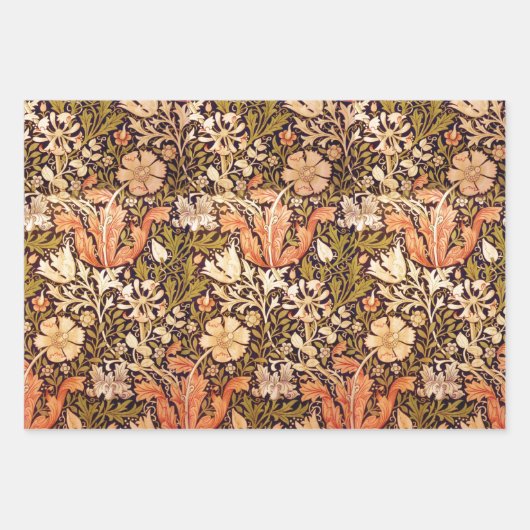 Emelia, Mandinka und William Morris Geschenkpapier Set (Vorderseite 3)