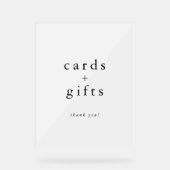 EMELIA Modern Boho Einmalige Karten und Geschenke Acrylschild (Vorderseite)