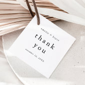 EMELIA Modern Boho Minimalistisch Wedding Vielen D Geschenkanhänger