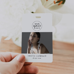 EMELIA Moderne Sicherheits-Nametag-Foto-Mitarbeite Ausweis
