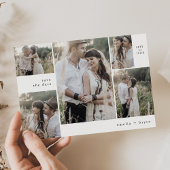 EMELIA Multi Foto Winter Minimalistisch Boho Weddi Save The Date