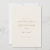 EMELIA Red Unique Minimal Foto Weihnachten (Rückseite)