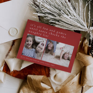 EMELIA Rotes Unglaublich witzig Foto Weihnachten