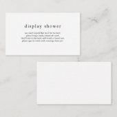 EMELIA Rustic Display Showcard Begleitkarte (Vorne/Hinten)