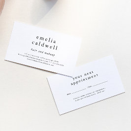 EMELIA Simple Boho Moderne Erinnerung für kleine U Terminkarte