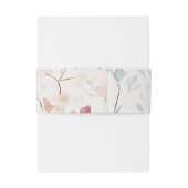 EMELIA Soft Watercolor Wildblume Einladungsbanderole (Rückseitenbeispiel)
