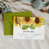 EMELIA Sonnenblume Terminvorlage Save The Date