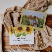 EMELIA Sunflower Save the Date Template