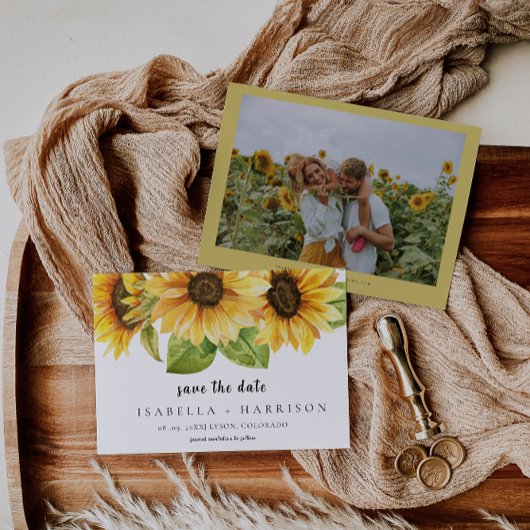 EMELIA Sunflower Save the Date Template