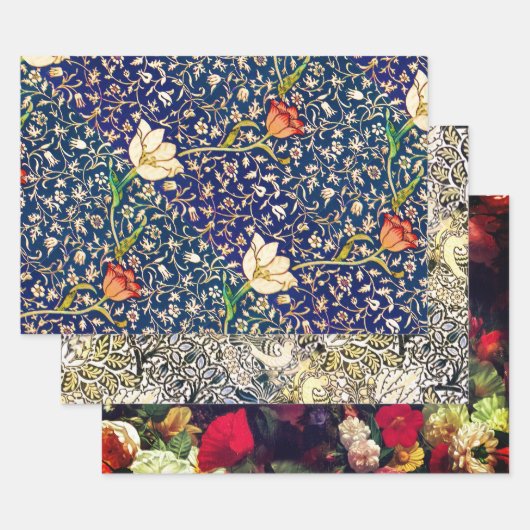 Emelia, Teasel und Fleuresse Geschenkpapier Set (Set)