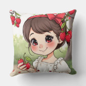 Emely – Die Erdbeerprinzessin Kissen (Rückseite)