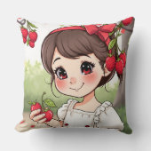 Emely – Die Erdbeerprinzessin Kissen (Vorderseite)