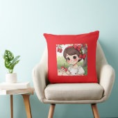 Emely – Die Erdbeerprinzessin Kissen (Stuhl )