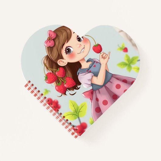 Emely – Die Erdbeerprinzessin Notizblock (Vorderseite)