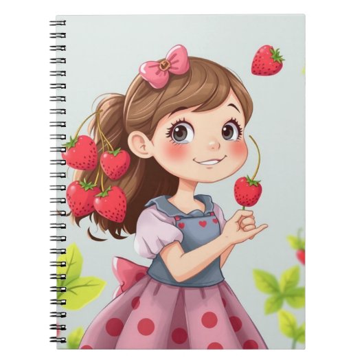 Emely – Die Erdbeerprinzessin Notizblock (Vorderseite)