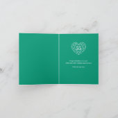 Emerald 55. Hochzeitstag Karte (Innenseite)