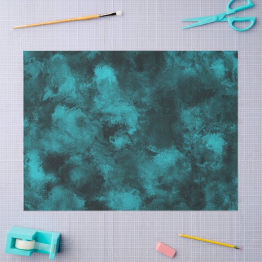 Emerald Abstrakt Textured Background Decoupage Seidenpapier (Basteln)