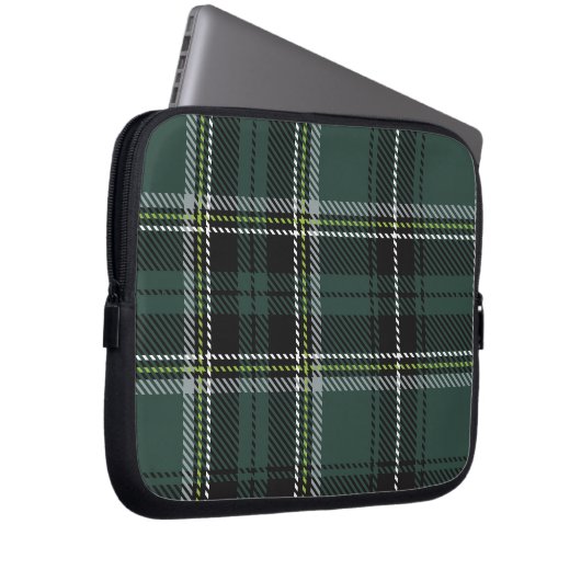 Emerald Academic Kariert Laptopschutzhülle (Vorne Rechts)