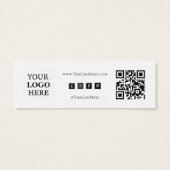 Emerald Agate Earring Mini Display Business Card (Rückseite)