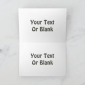 Emerald Alaska Feiertagskarte (Innenseite)