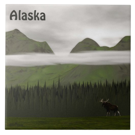 Emerald Alaska Fliese (Vorderseite)