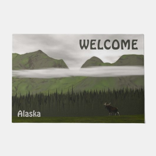 Emerald Alaska Fußmatte (Vorderseite)