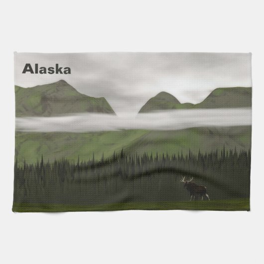 Emerald Alaska Geschirrtuch (Horizontal)