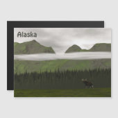 Emerald Alaska Magnetkarte (Vorne/Hinten)