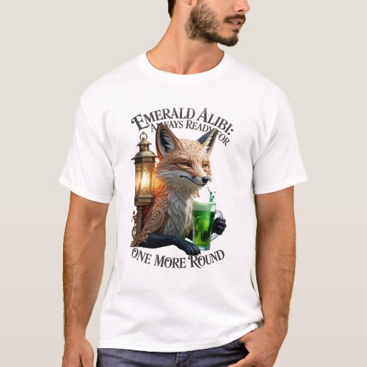 Emerald Alibi Fox Graphic Tee (Vorderseite)