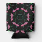 Emerald and Pink Kaleidoscope Dosenkühler (Vorderseite)