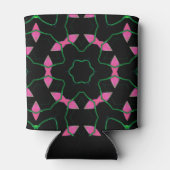 Emerald and Pink Kaleidoscope Dosenkühler (Rückseite)