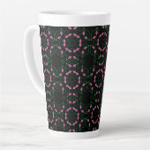 Emerald and Pink Kaleidoscope Milchtasse (Linke Ecke)