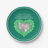 Emerald Anniversary Foto Pappteller (Vorderseite)