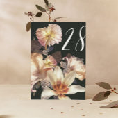 Emerald Antique Vintage Wedding Tischnummern