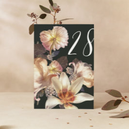 Emerald Antique Vintage Wedding Tischnummern